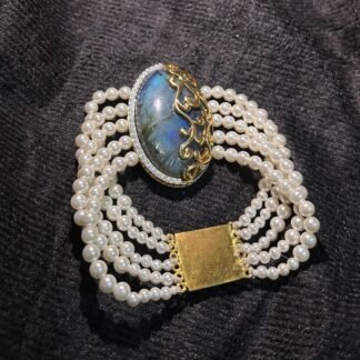 Bracelet with Pearl and Gems